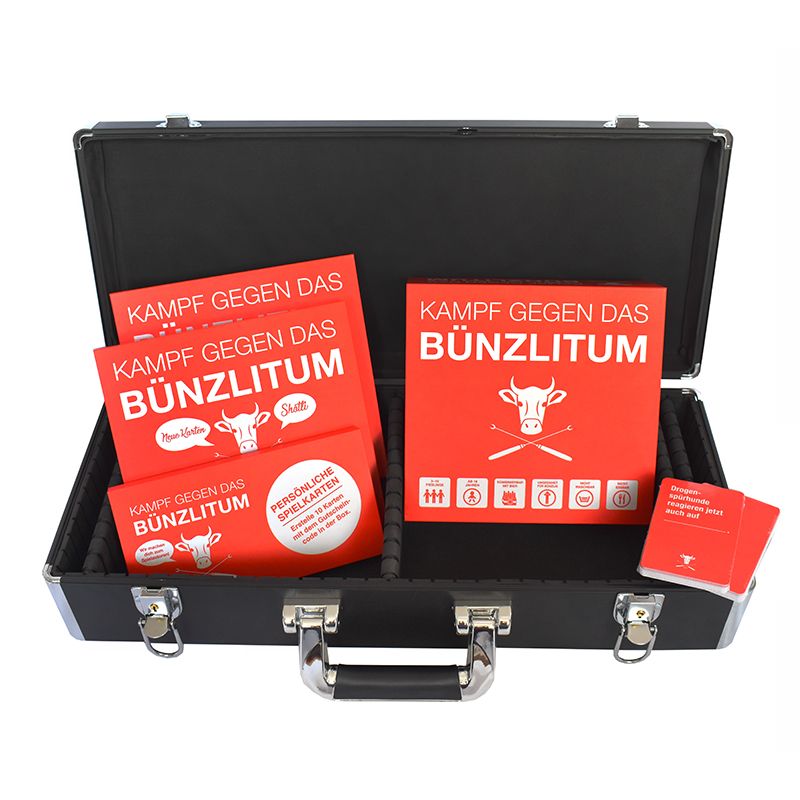 Der Kampf gegen das Bünzlitum LUXUSKOFFER mit (fast) allen Spielen