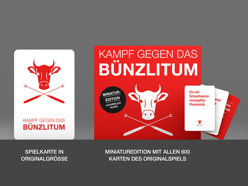 Kampf gegen das Bünzlitum - Miniatur Edition