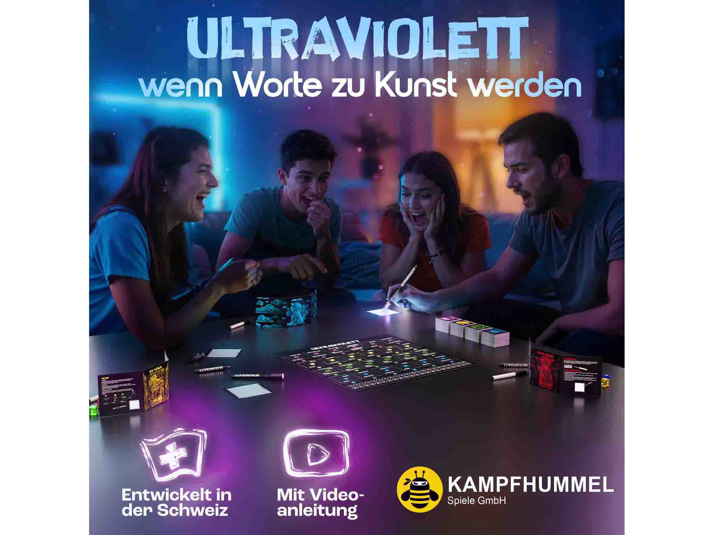 Ultraviolett – Das abgefahrene Zeichenspiel mit unsichtbarer Zaubertinte