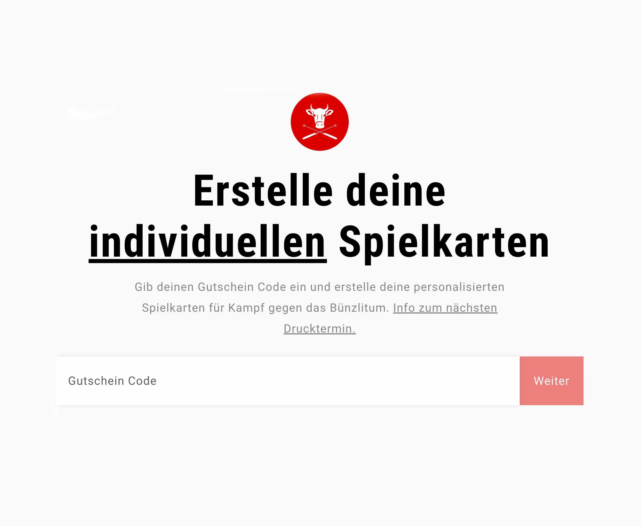 Kampf gegen das Bünzlitum individuelles Spielkartenset