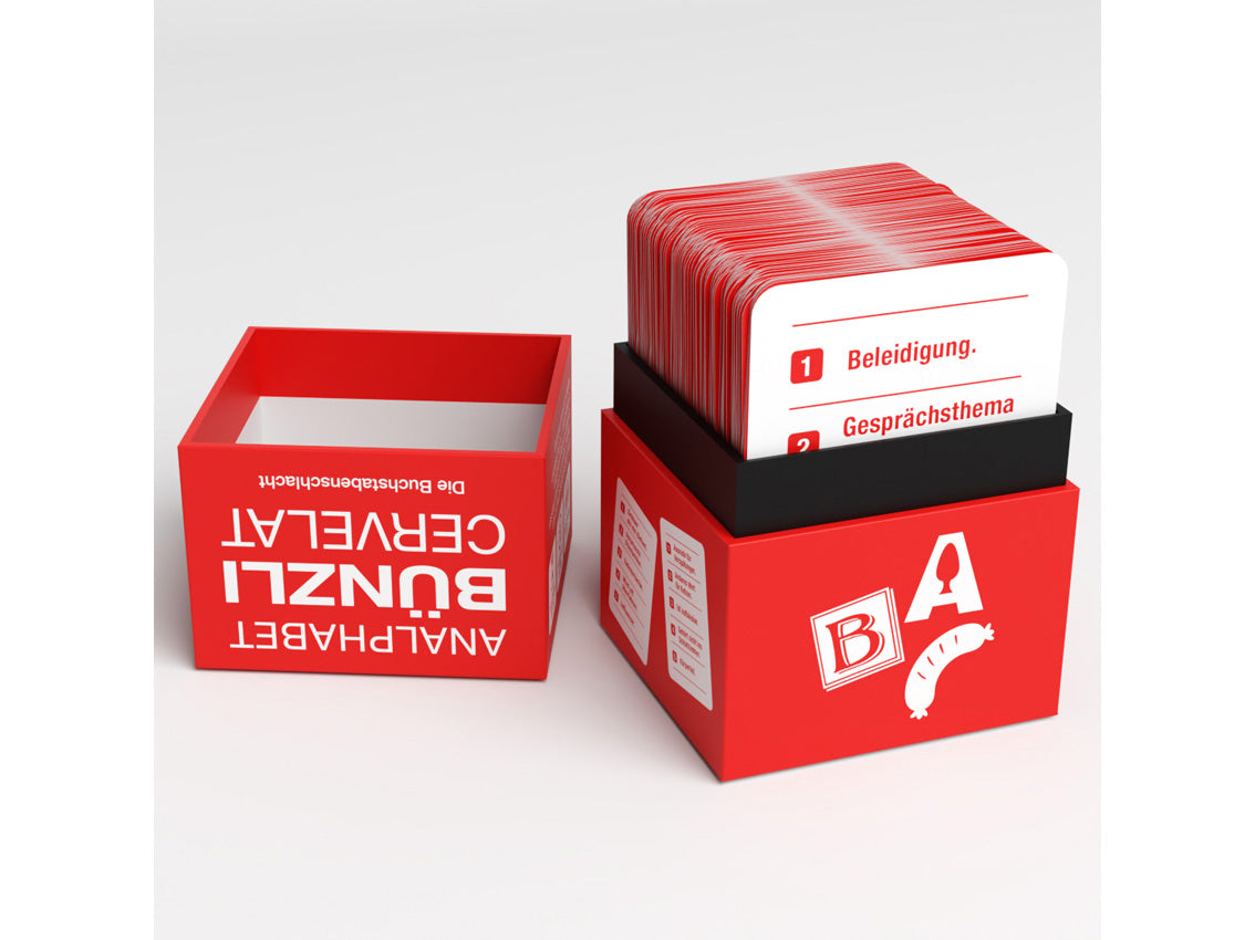 Analphabet Bünzli Cervelat - Die Buchstabenschlacht