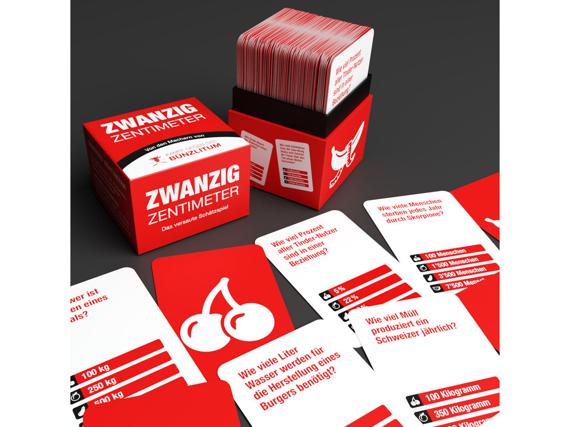 Zwanzig Zentimeter - das versaute Schätzspiel