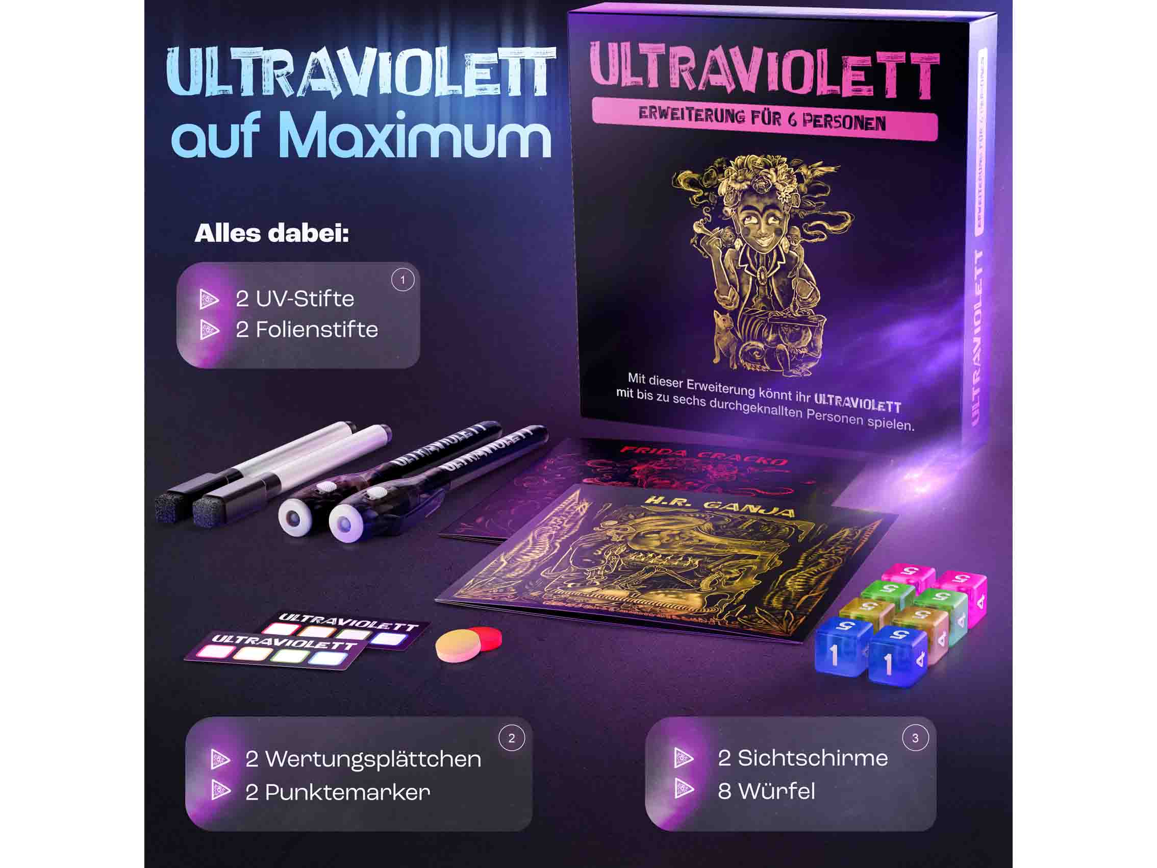 Ultraviolett – Erweiterung für 5-6 Personen