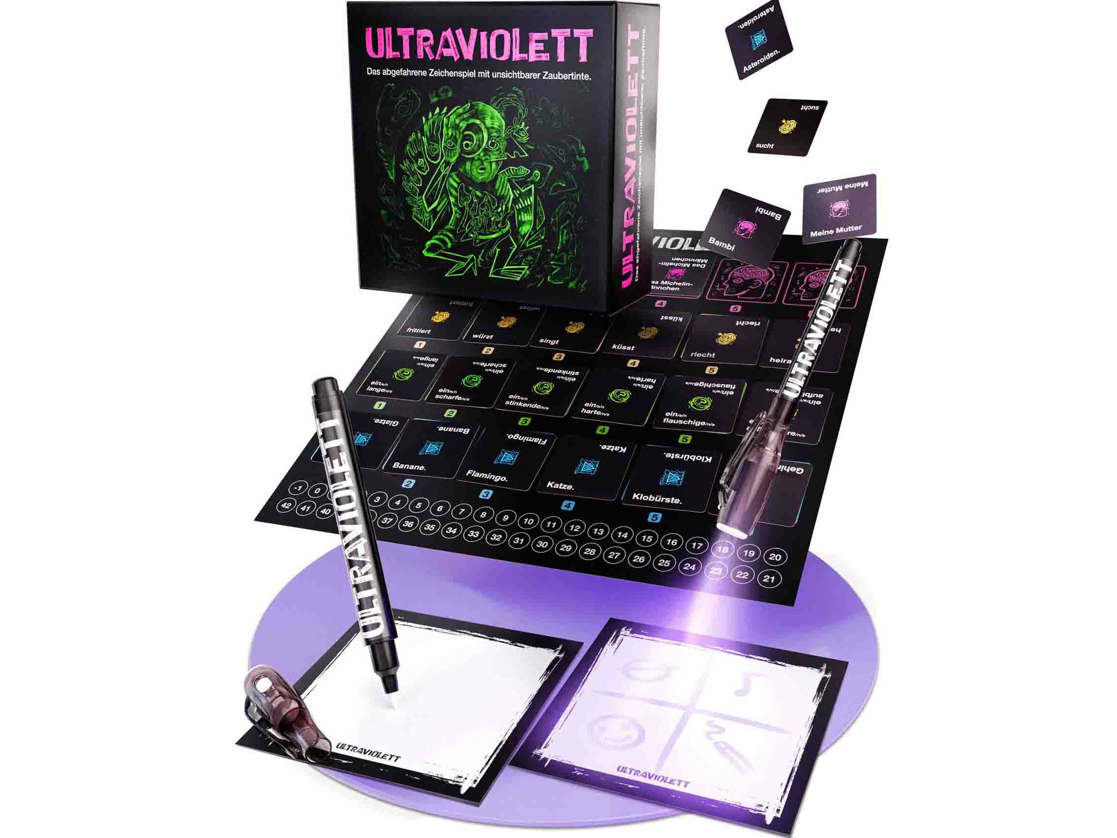 Ultraviolett – Das abgefahrene Zeichenspiel mit unsichtbarer Zaubertinte